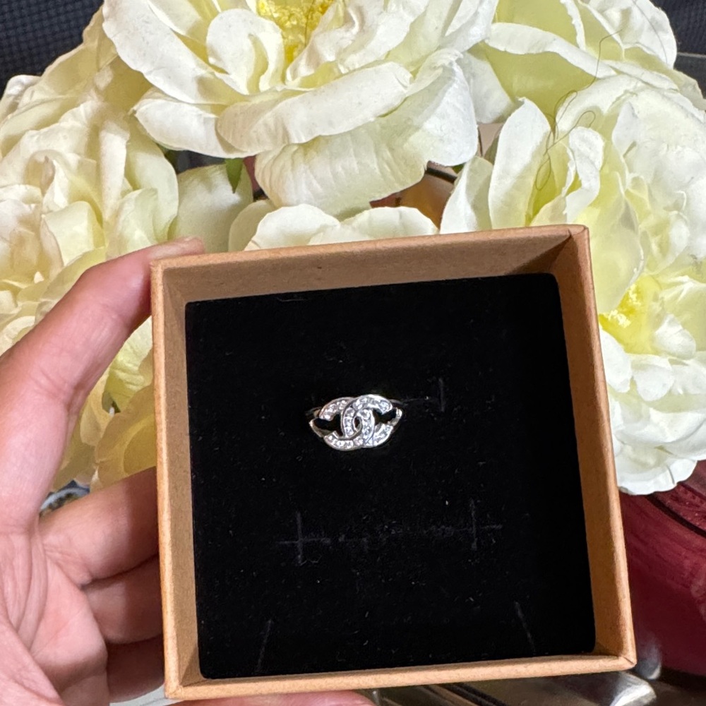 CC Sterling Silver 925 Ring Size 6.5